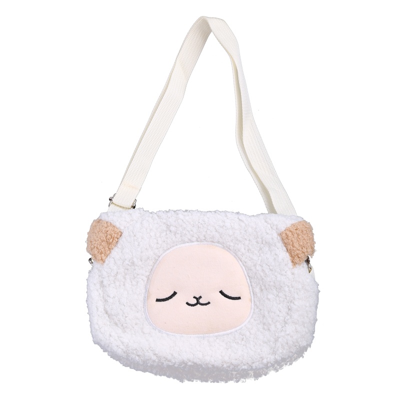 Túi Đeo Chéo Vai Bằng Vải Bông Họa Tiết Hoạt Hình Dành Cho Trẻ Em