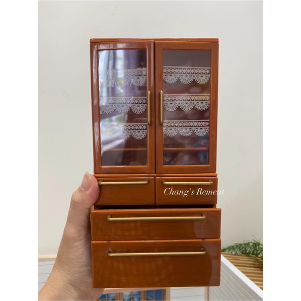 Mô hình tủ béo Rement nâu - used