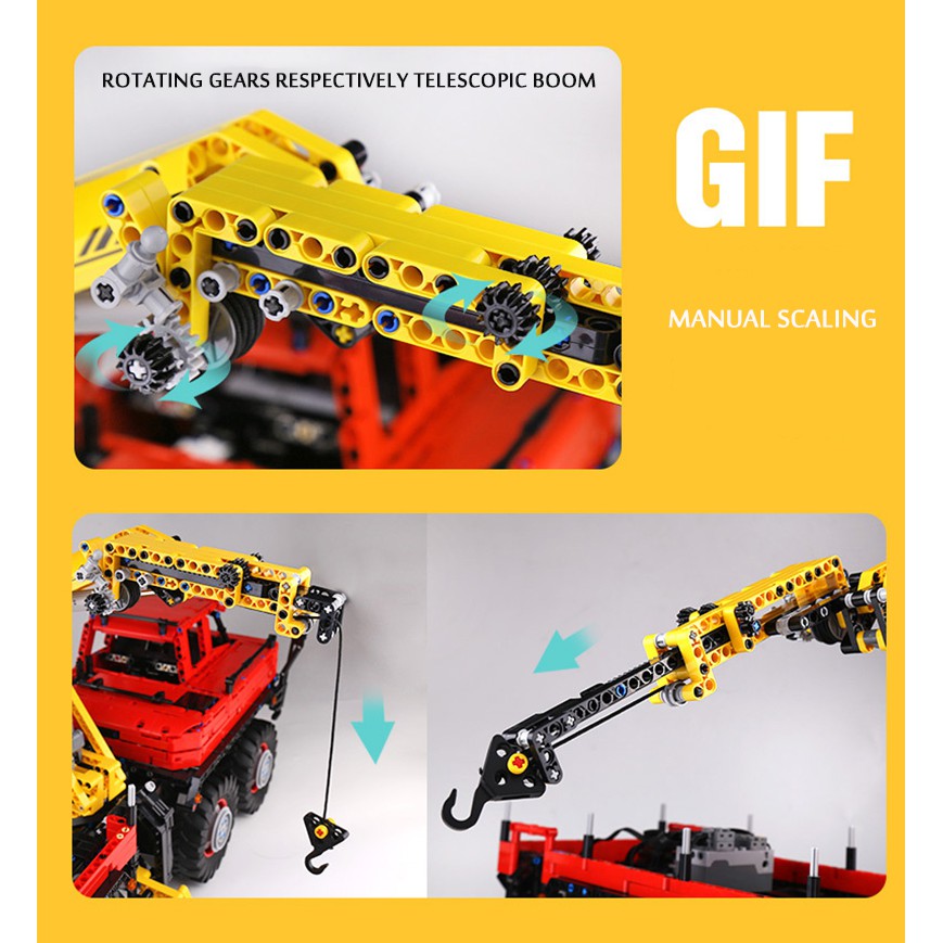 BỘ Lắp rápMô hình TECHNIC Mould king 13146 RC Technic Articulated 8×8 Off-road truck MOC-15805 điều khiển từ xa