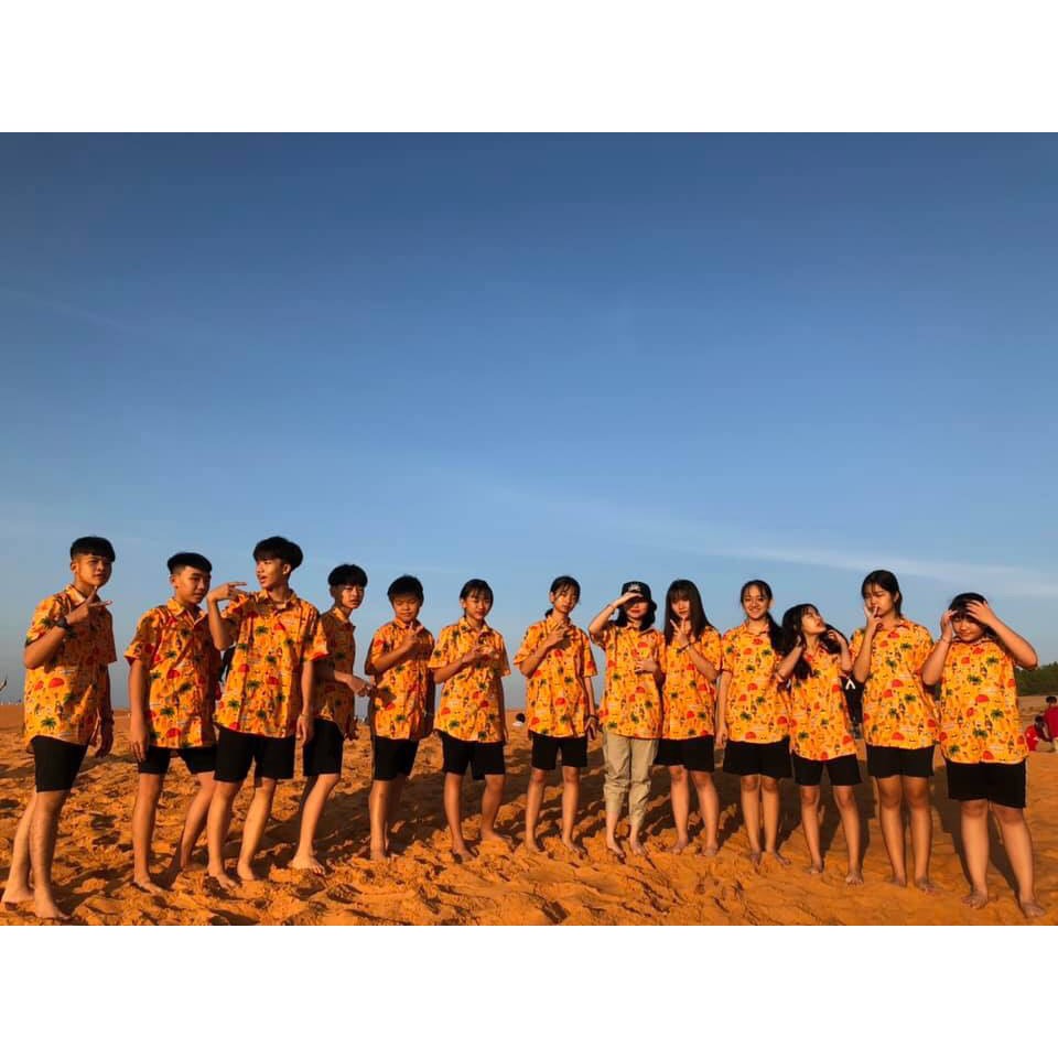 Áo sơ mi hoạt hình - Vẹt, cây dù | BigBuy360 - bigbuy360.vn