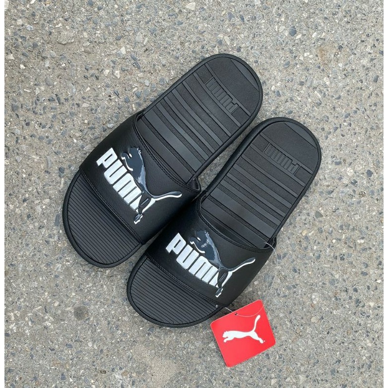 Dép Pú.mà logo lồng 2 con báo