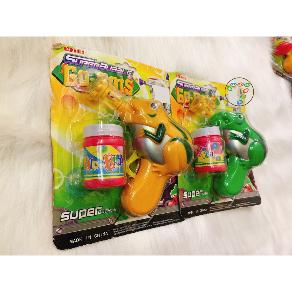 Súng Thổi Bong Bóng Xà Phòng Tự Động Hình Thú