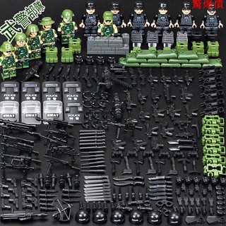Bộ Đồ Chơi Lego Lắp Ráp Mô Hình Lính Cảnh Sát Độc Đáo Thú Vị
