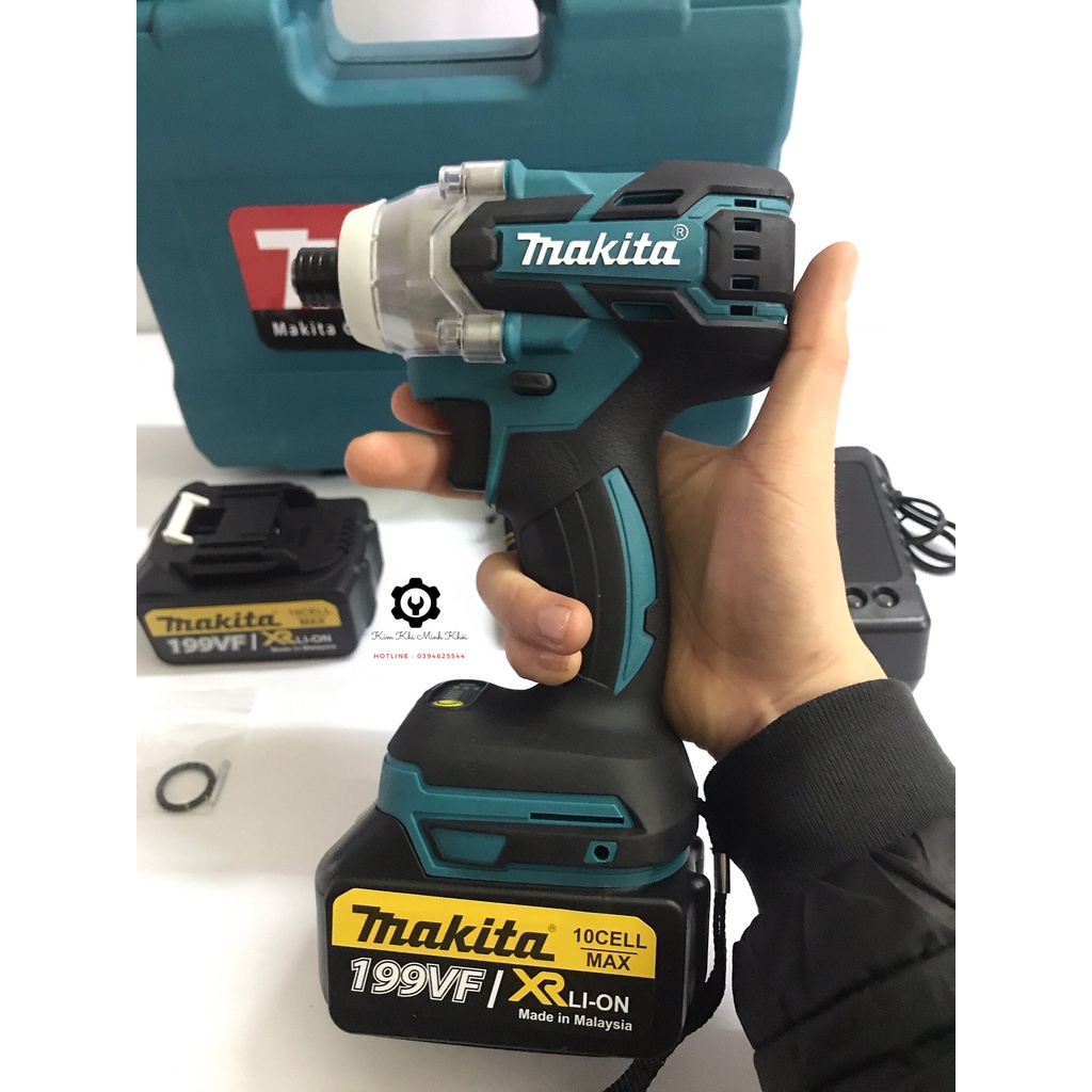 [sịn] Máy chuyên bắn vít 20V, máy bắn vít pin Makita hàng cao cấp, Pin 6AH