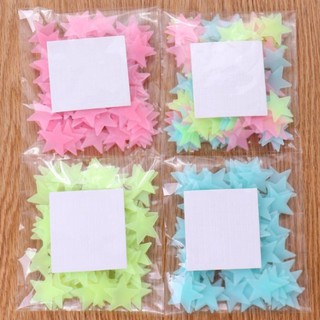 Set 100 ngôi sao dạ quang phát sáng - 1 gói 100 cái - siêu rẻ mà xịn mịn - giao màu ngẫu nhiên