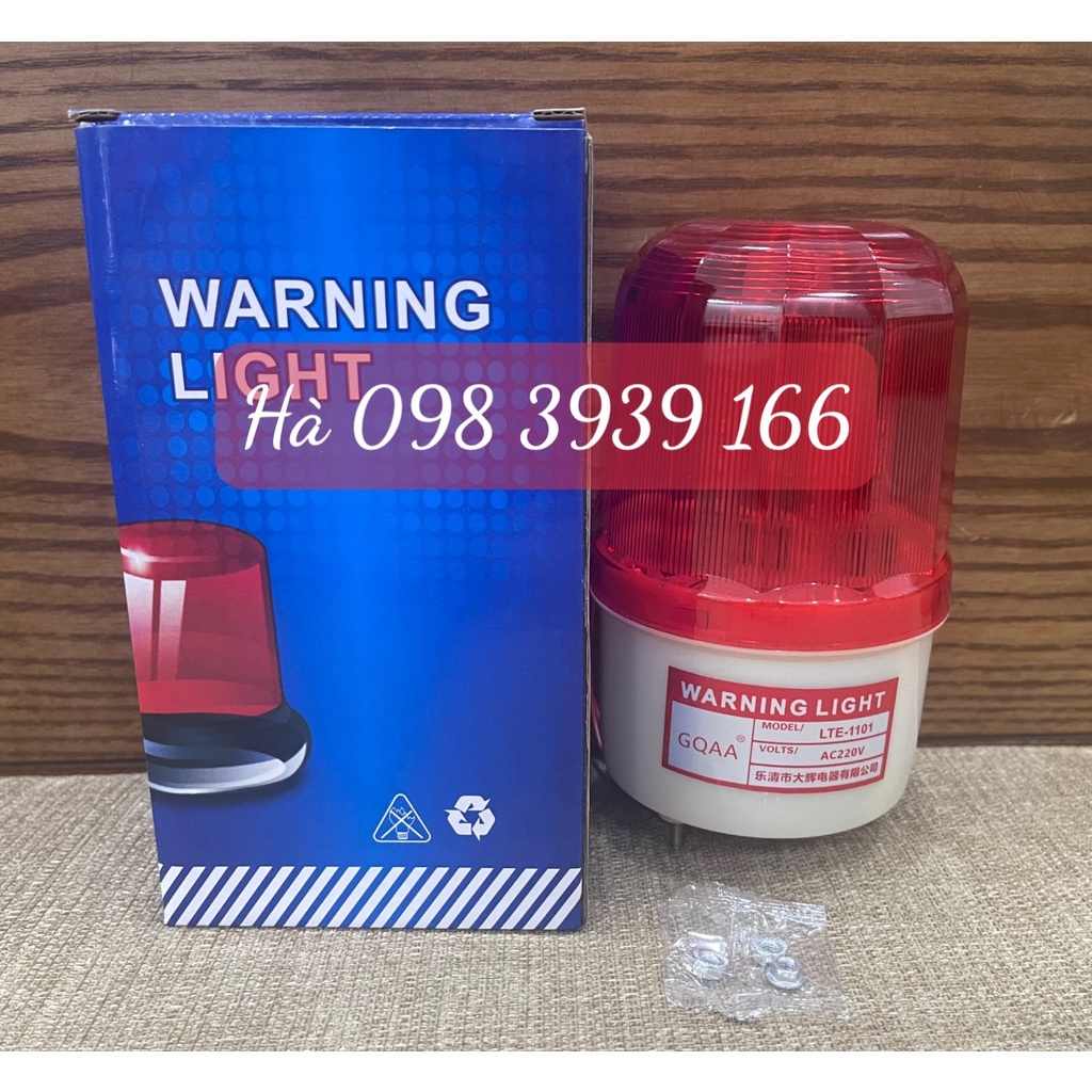 Đèn cảnh báo nguy hiểm 12v 24v 220v có còi / không còi , đèn công trường