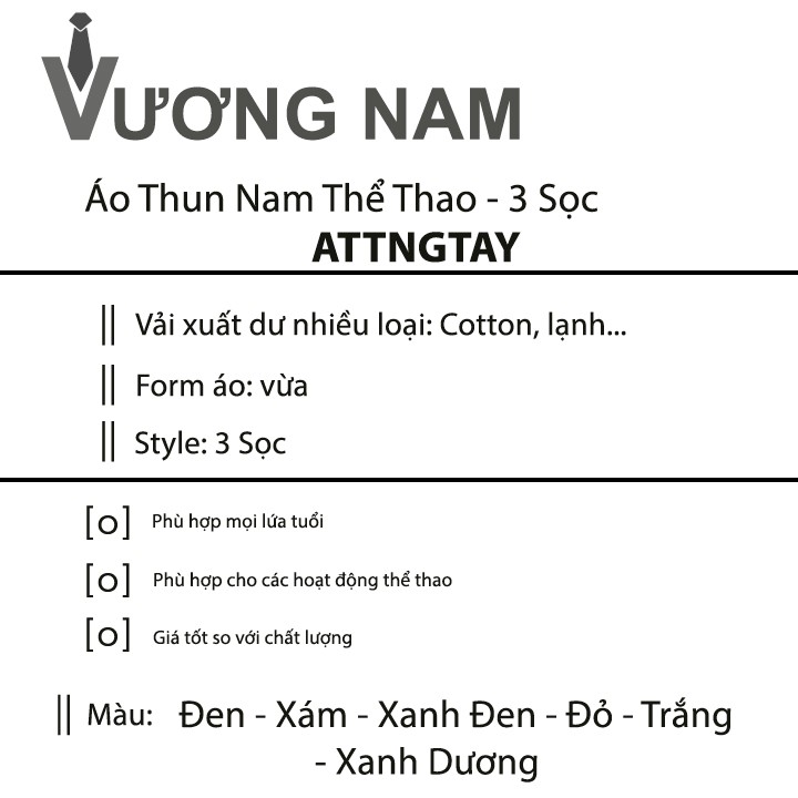 Combo 3 Áo thun nam tay ngắn thể thao