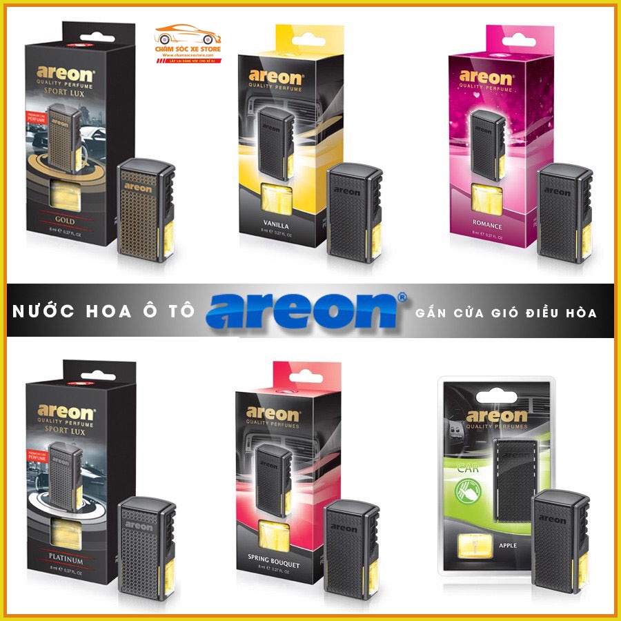Nước Hoa Ô Tô Areon - Nước Hoa Kẹp Cửa Gió Ô Tô Areon Chính Hãng Cao Cấp Lưu Hương Bền Lâu