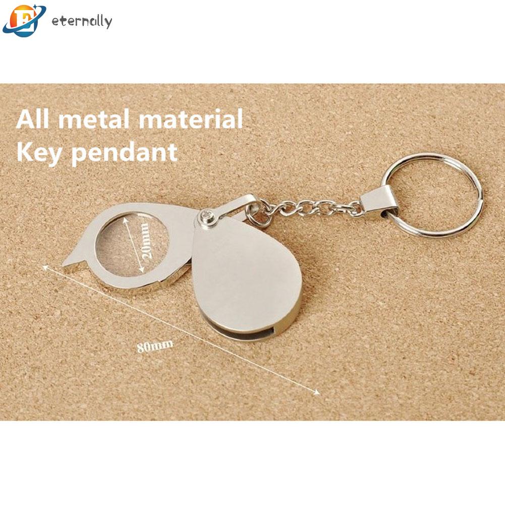 Kính Lúp Phóng Đại 8 Lần Có Móc Khóa Tiện Dụng