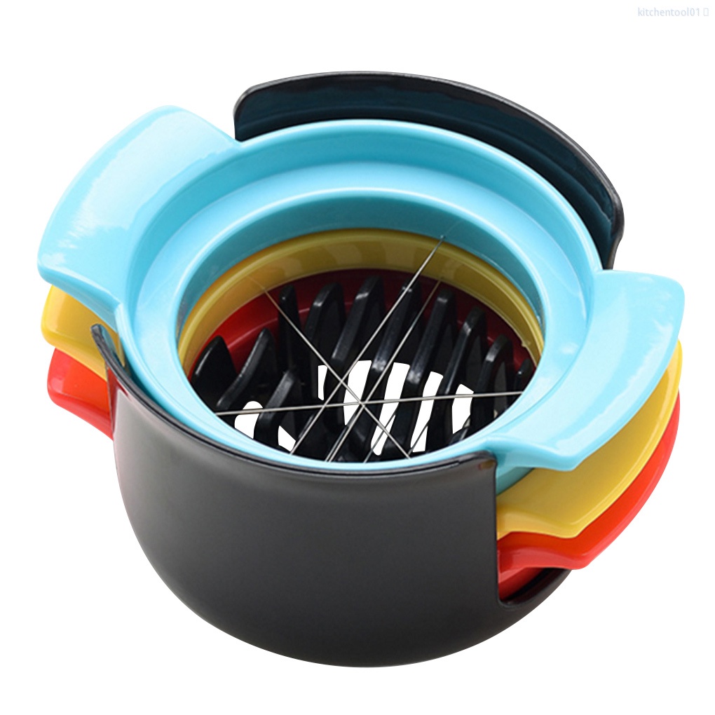 Dụng Cụ Cắt Trứng Luộc 3 Trong 1 Bằng Nhựa Cứng Chống Trượt Tiện Dụng Cho Nhà Bếptool01