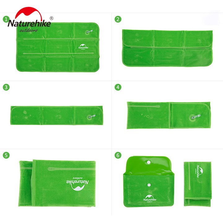 Gối Hơi Gấp Gọn Naturehike NH18F018-Z Du Lịch Dã Ngoại Văn Phòng Haochi