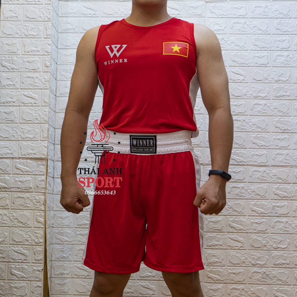 Bộ quần áo boxing Winner Pro thun lạnh
