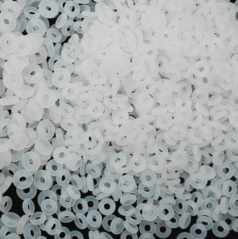 Set 25 vòng kẹp chắn hạt bằng cao su màu trắng an toàn cho vòng tay Pandora