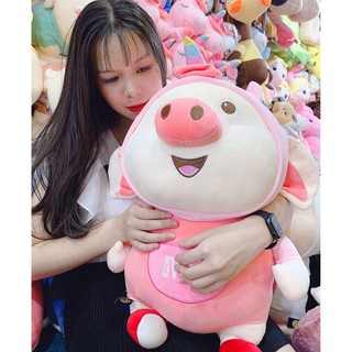 Gấu bông heo tictok cosplay kì lân hồng kích thước 40-50-60cm – Teddybearhouse