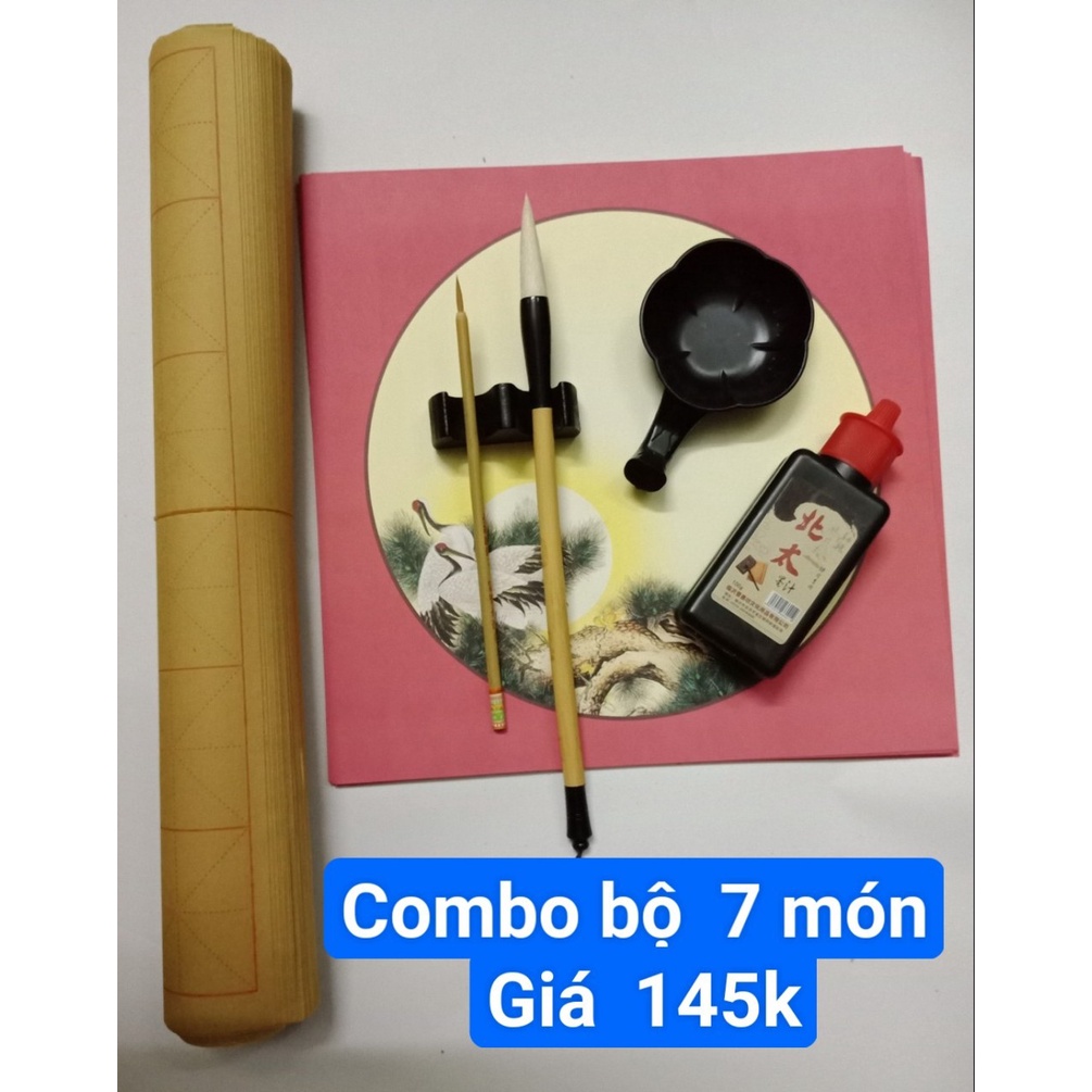Combo Bộ 7 món thư pháp