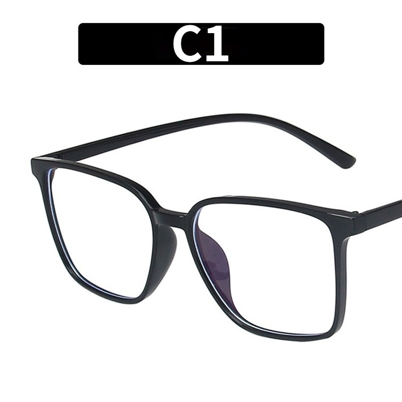 (YUZHU) INS Style Anti Blue Light Square Trend Glasses Women