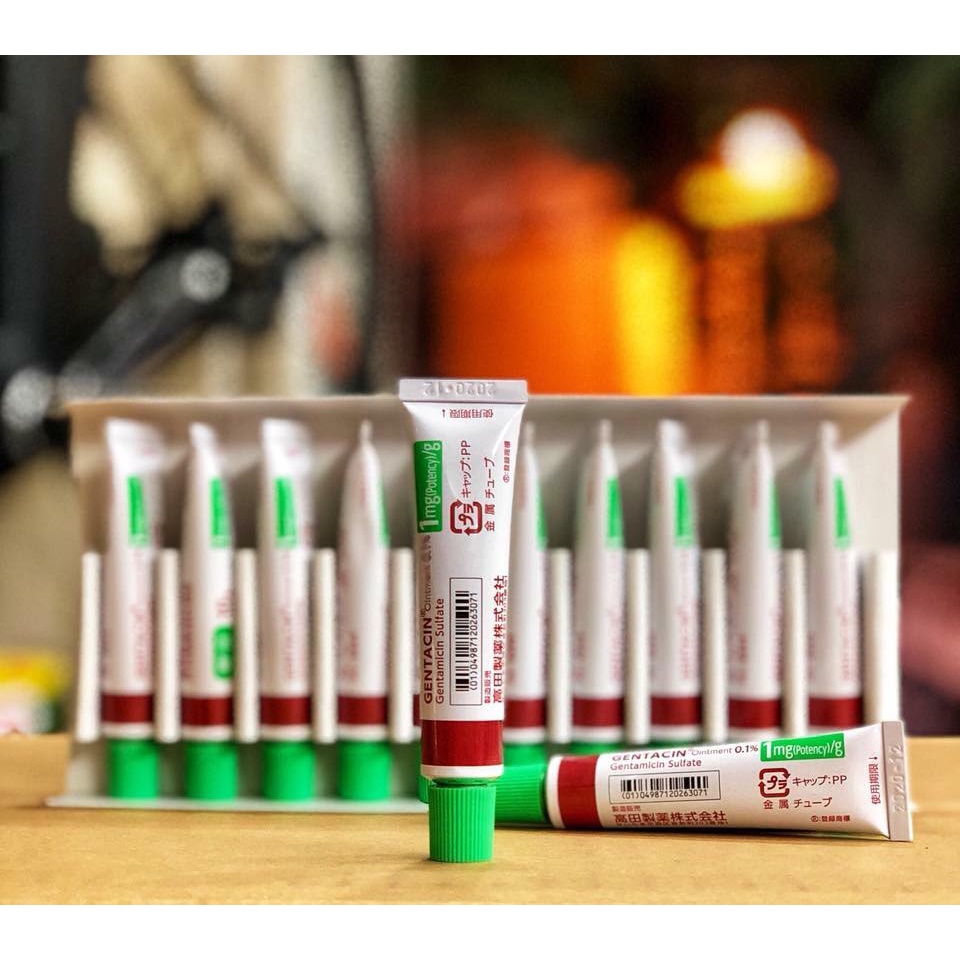 Kem mờ sẹo Gentacin, kem làm mờ sẹo lồi, sẹo rỗ, sẹo thâm Nhật Bản 10g