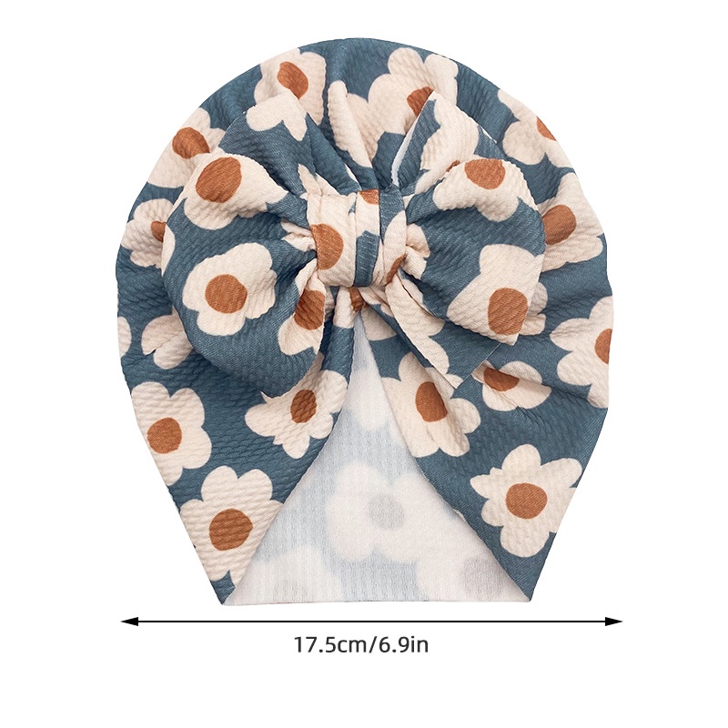 Mũ Trùm Đầu Vải Cotton Mềm Mại Co Giãn Nhiều Màu Sắc Cho Bé