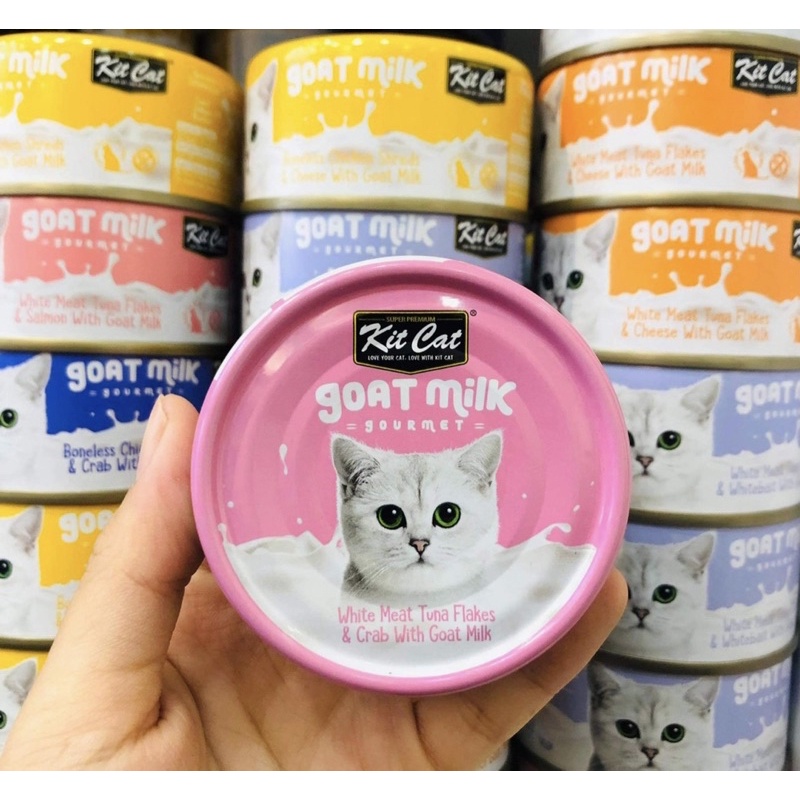 [Lon 70gr] KitCat Pate sữa dê cho mèo