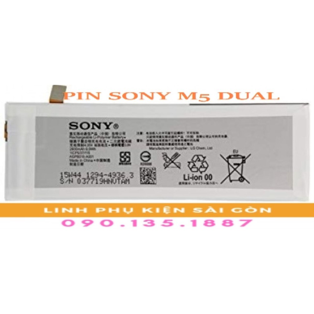 PIN SONY M5 DUAL