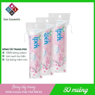 Bông tẩy trang IPEK Thổ Nhĩ Kỳ 80 miếng