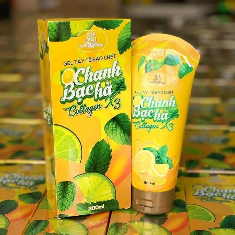 Tẩy Tế Bào Chanh Bạc Hà Collagen X3