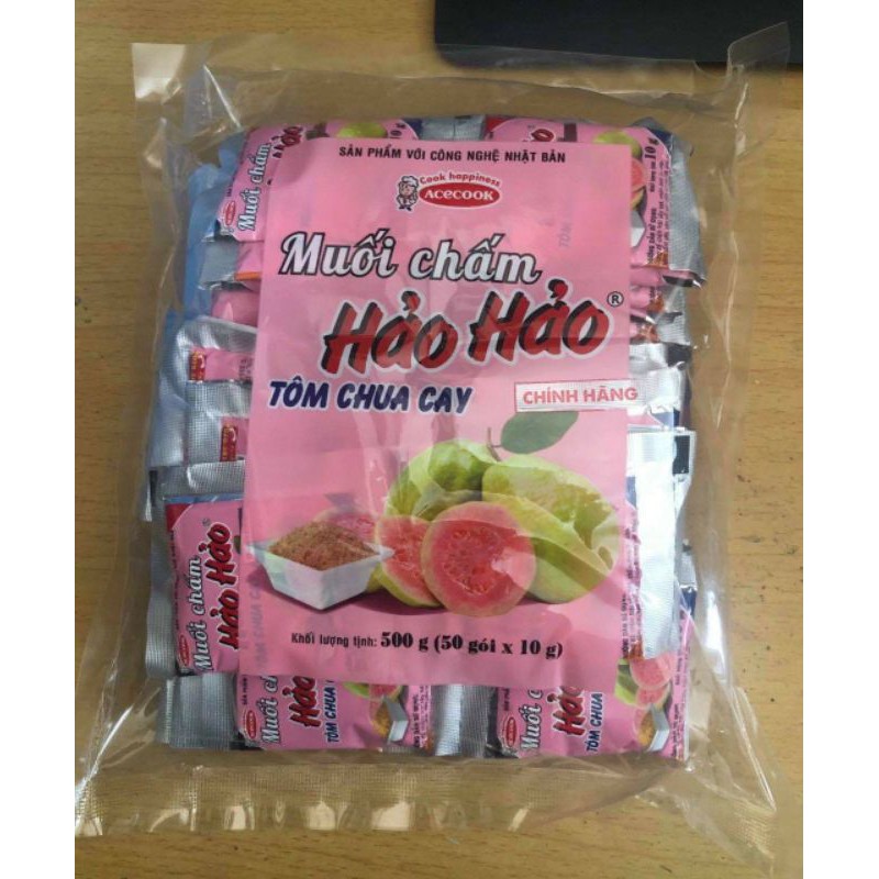 [Mã GROADO1 giảm 10K đơn 50K] Muối chấm hảo hảo tôm chua cay(acecook_120gr)