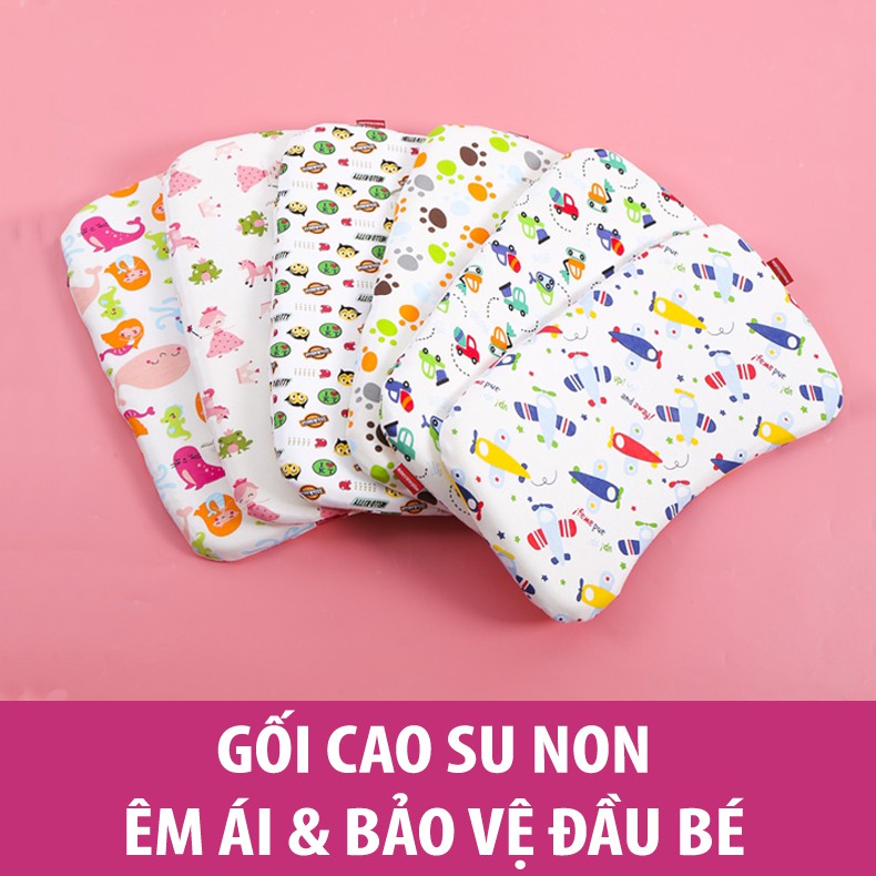 Gối Cao Su Non [CỠ LỚN] Cho Bé ( 45 X 25 Cm)