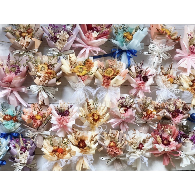 Comb 10bó hoa mini size 12-14cm