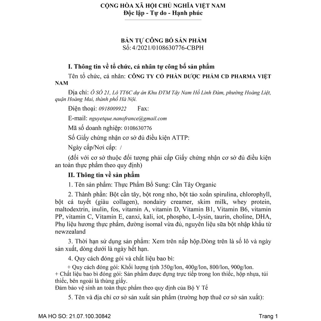 Sữa Bột Cần Tây Rong Nho, Diệp Lục, Tảo Xoắn Organic Nguyên Chất 100% Giảm Béo Giảm Mụn Đẹp Da 400gram