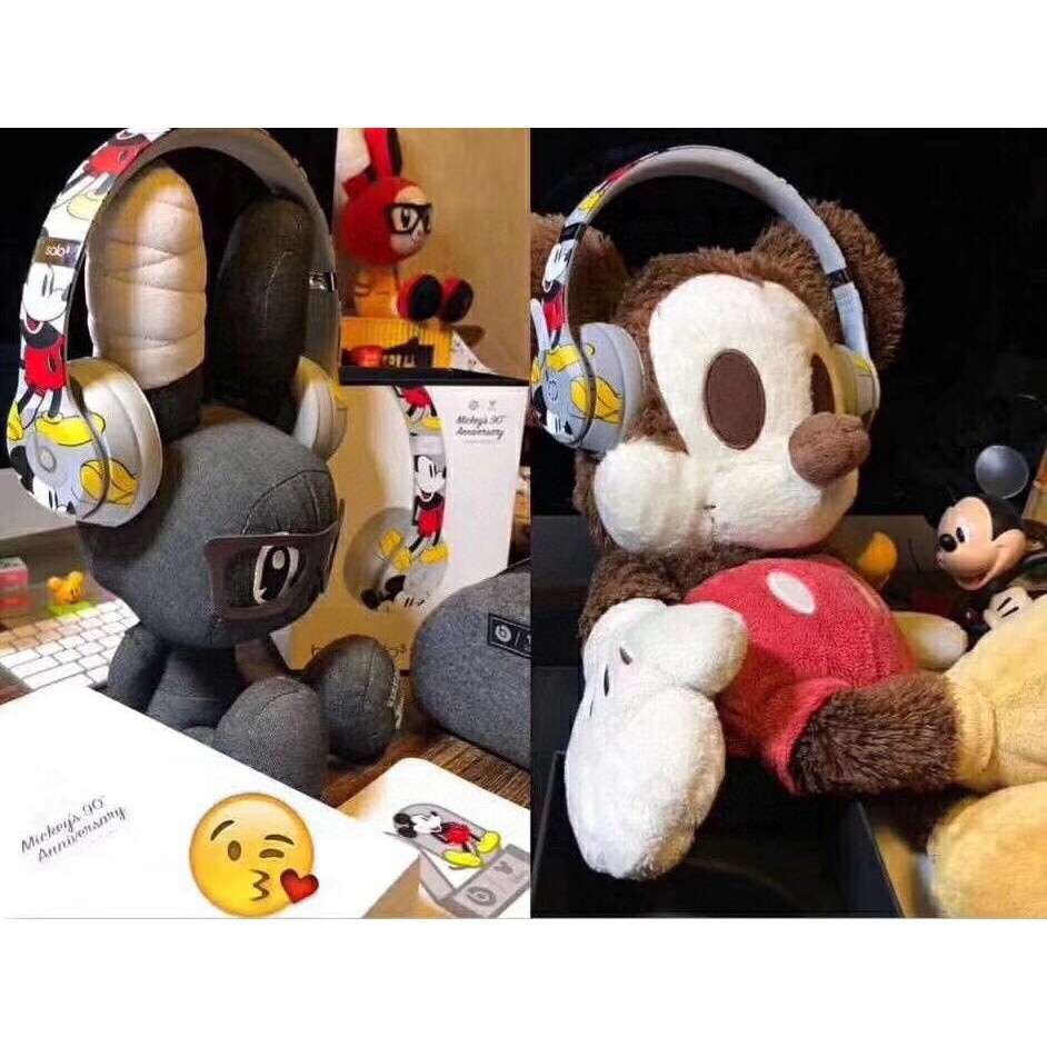 DISNEY Tai Nghe Nhét Tai Hình Chuột Mickey Dễ Thương