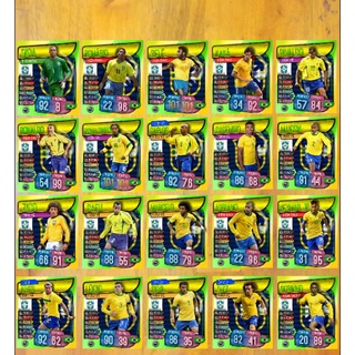 Thẻ cầu thủ match attax huyền thọai BRAZIL legend