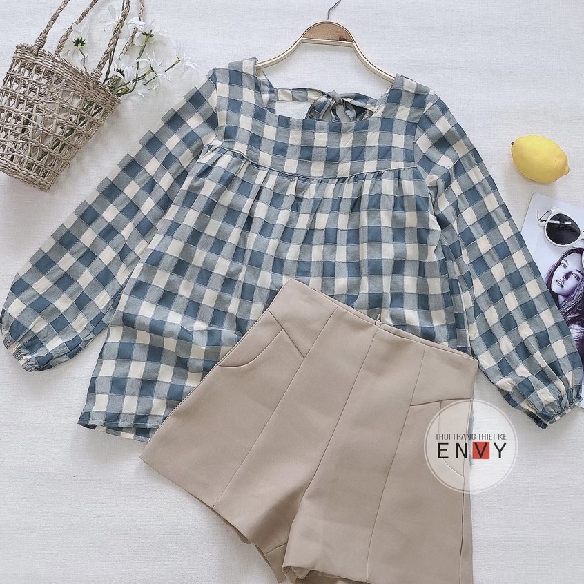 Áo Babydoll Dệt Nổi ENVY A116