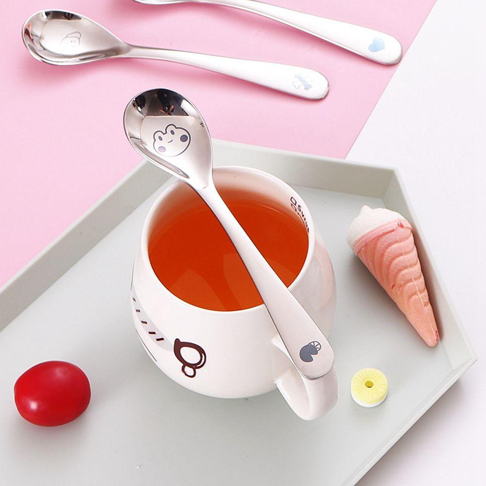 Muỗng Cà Phê Bằng Thép Không Gỉ Hình Hoạt Hình Đáng Yêu
