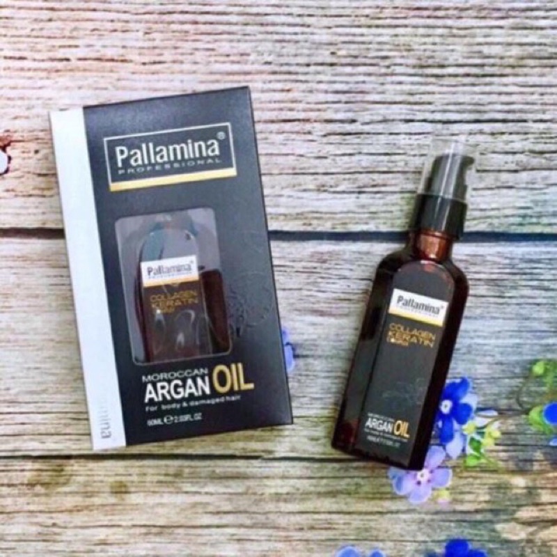 Tinh Dầu Dưỡng Tóc PALLAMINA ARGAN OIL 60ml Phục Hồi Mềm Mượt