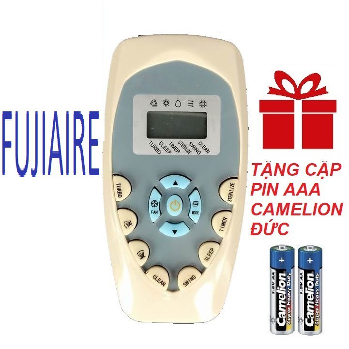 Remote điều khiển máy lạnh điều hòa FUJIAIRE mẫu 3