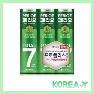 [Hàng mới về] Kem đánh răng perioe total 7 120g x 3ea chất lượng cao tiện dụng