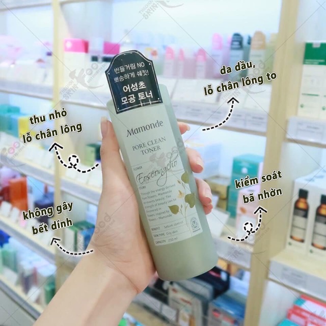 Nước hoa hồng cho da dầu mụn Mamonde Pore Clean | BigBuy360 - bigbuy360.vn