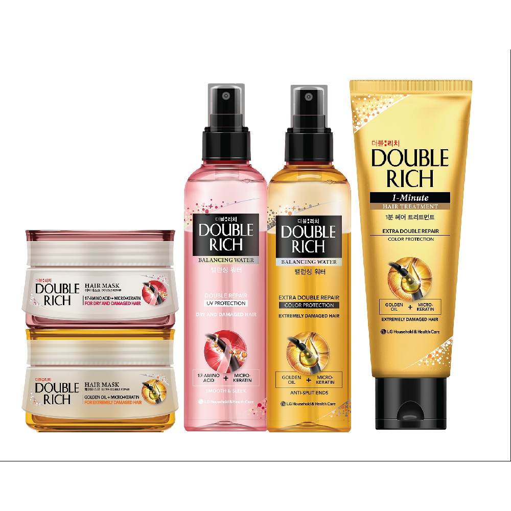 [Gift HB] Nước dưỡng tóc Double Rich chăm sóc hư tổn Double Repair 120ml