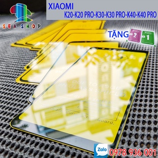 Kính cường lực xiaomi full màn hình 9d - các đời k20, k20 pro, k30, k30 pro, k40, k40 pro - cảm ứng mượt mà