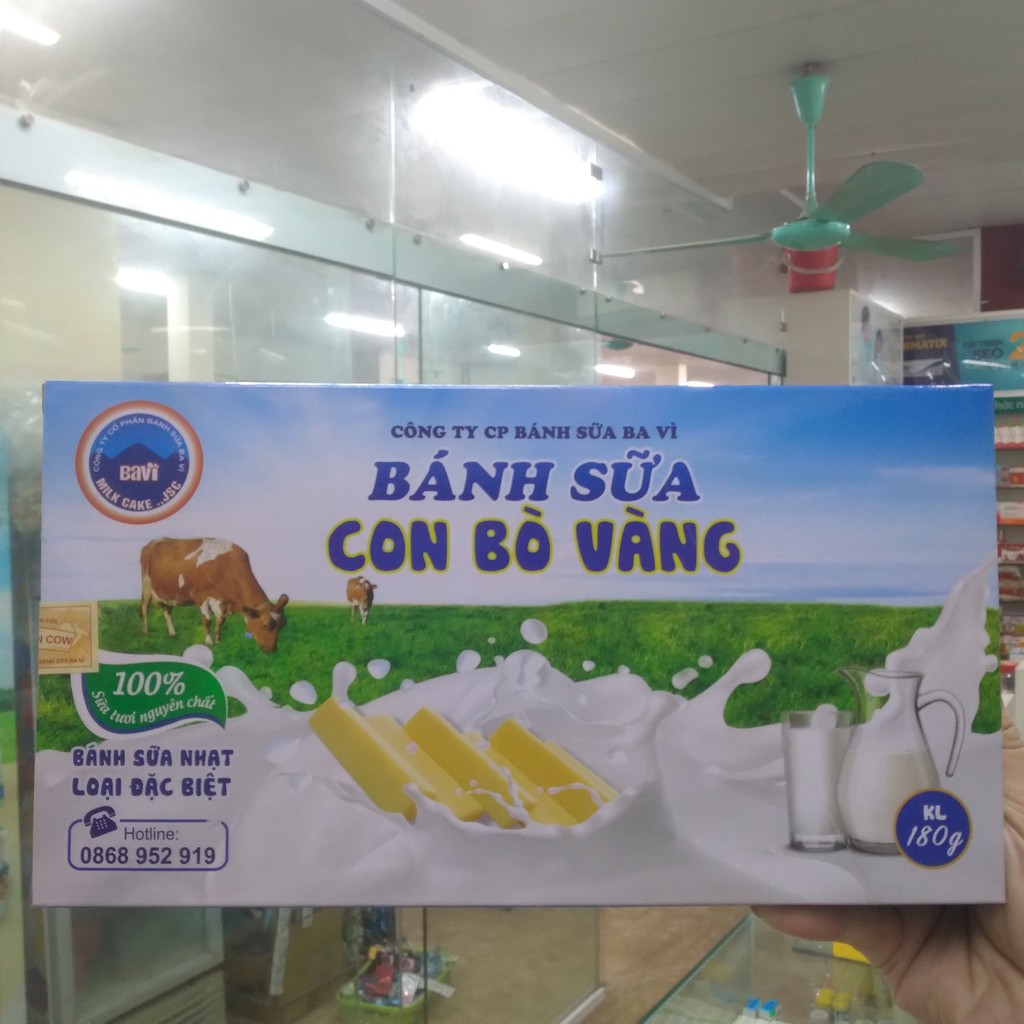 Bánh Sữa Ba Vì - Con Bò Vàng ( các loại )- Sữa tươi nguyên chất