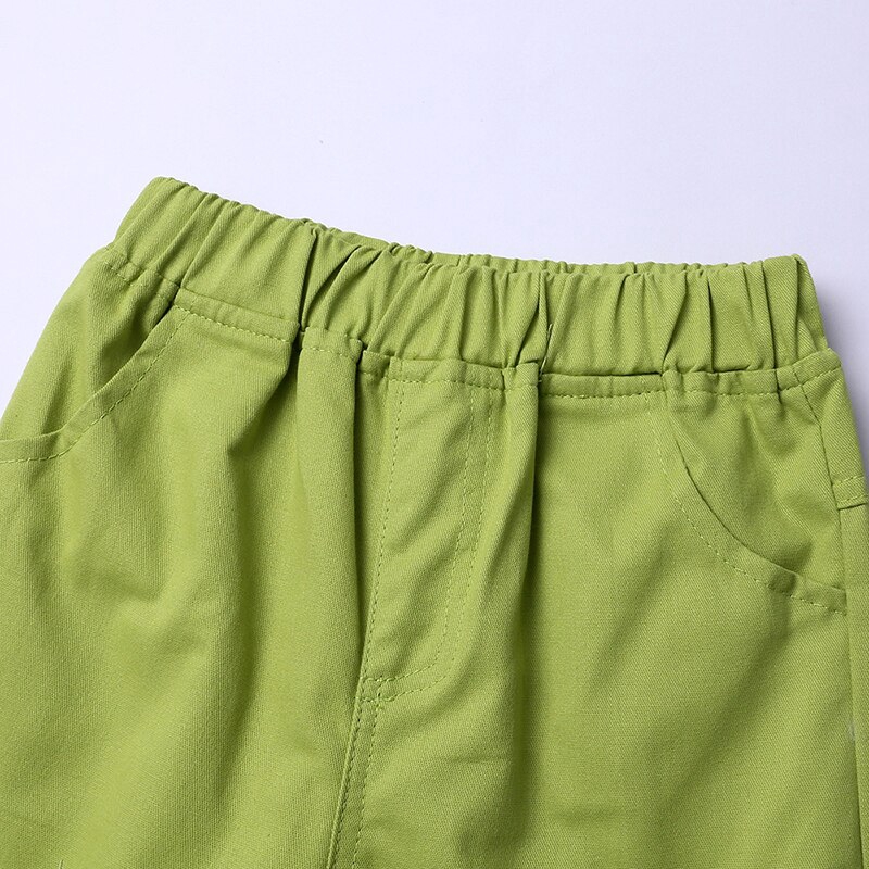 Set Áo Thun Tay Ngắn &amp; Quần Short In Hoa Cho Bé Trai