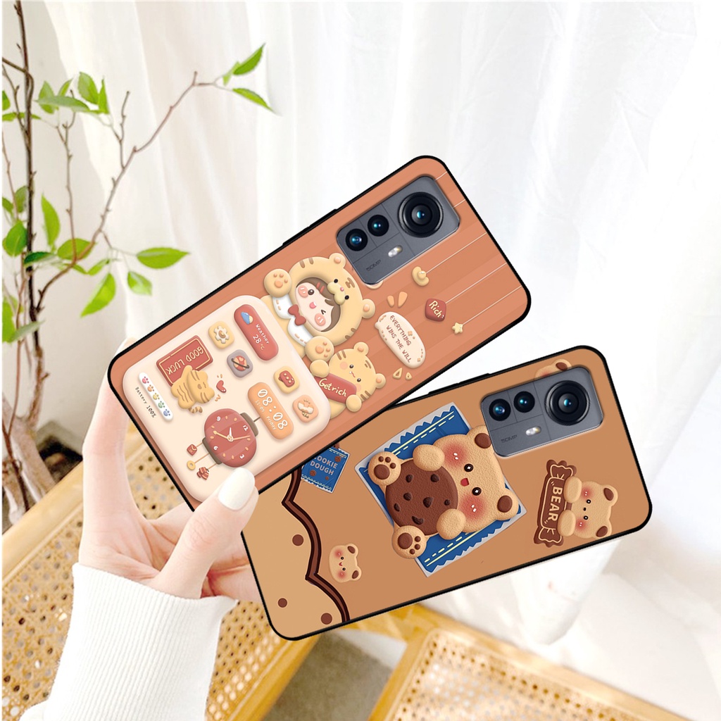 Ốp lưng Xiaomi 12 / Xiaomi 12 Pro in hình gấu dễ thương. ốp chống sốc bền đẹp