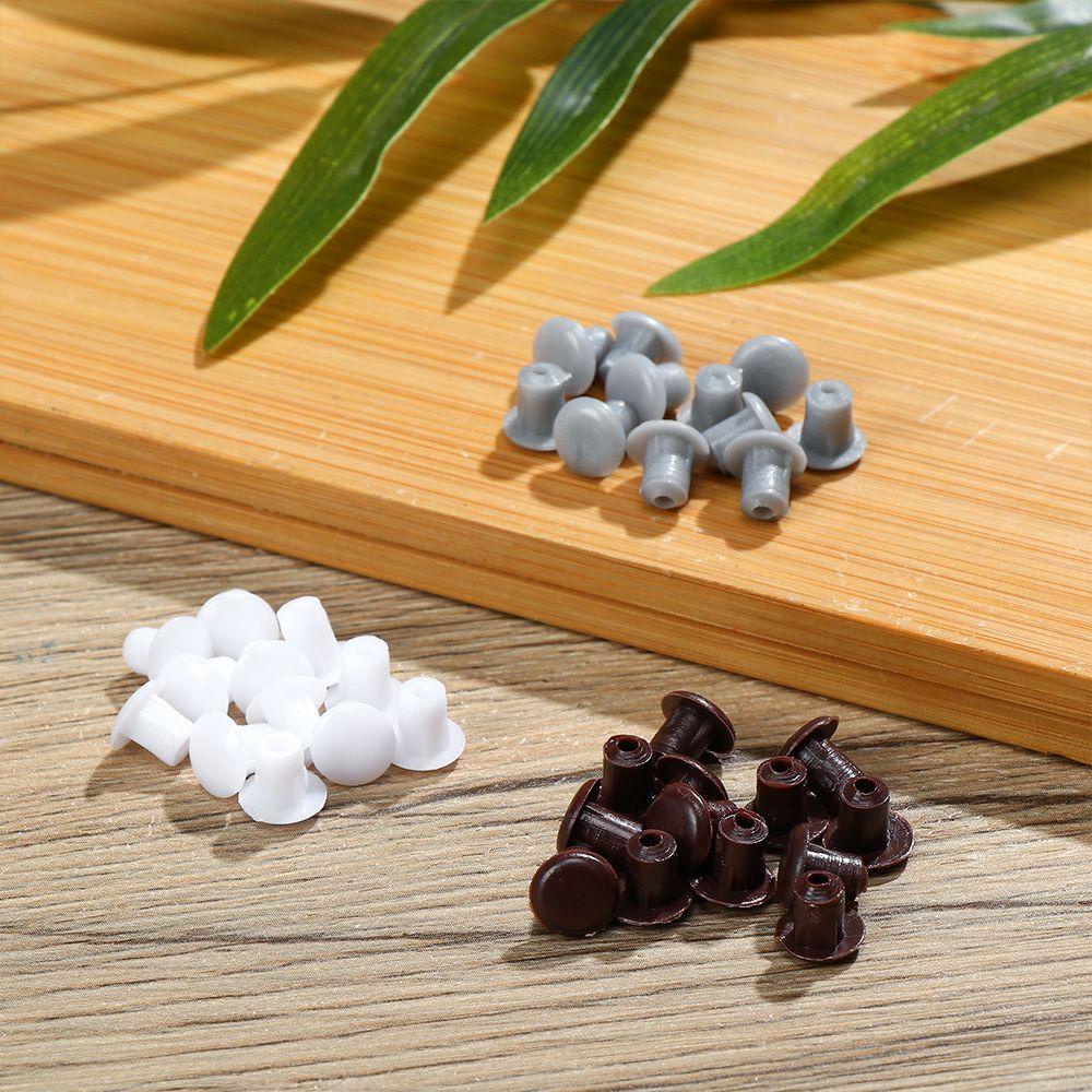 Set 100 Nút Bịt Lỗ Khoan Chống Bụi Tiện Dụng Cho Đồ Nội Thất