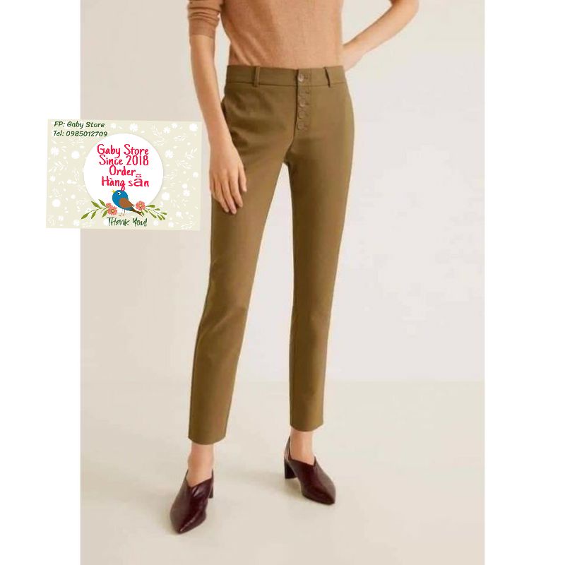 Quần tây Mango auth size 36