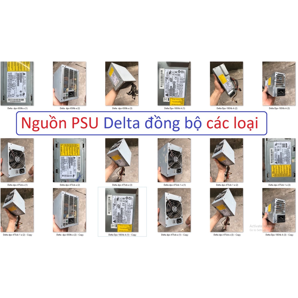 Nguồn máy tính PSU đồng bộ HP Delta Dps 180Xb A 475cb 1 650lb 180w 475w 650w power supply Unit all