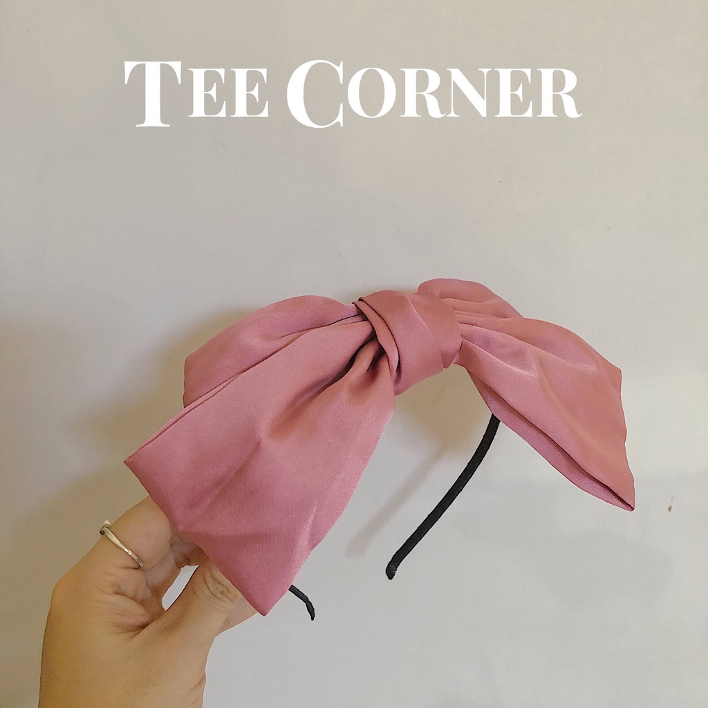 Băng Đô  Cài Tóc Nơ Lớn Tiểu Thư