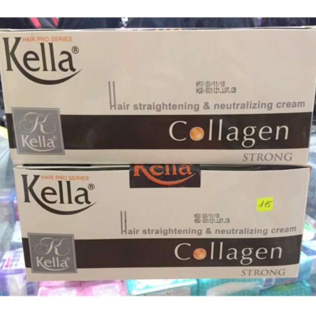 KELLA Thuốc duỗi tóc Kella Collagen 500mlx2