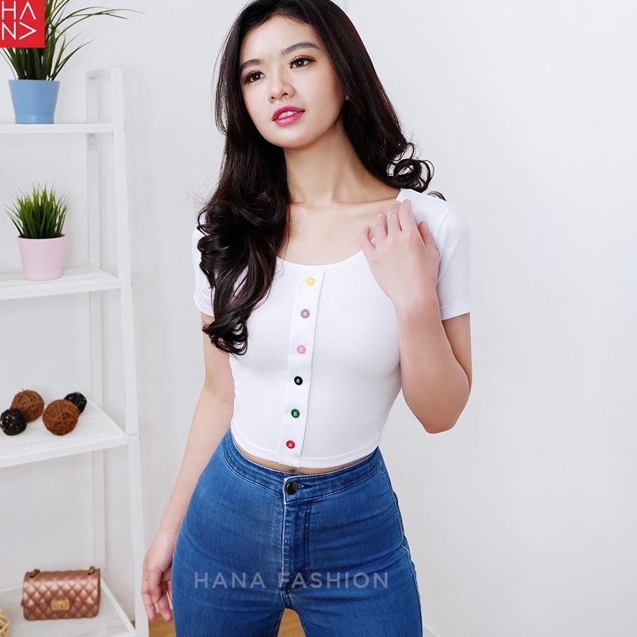 Áo Thun Croptop In Hình Lisa 5.5 Hana Fashion - Lisa Size S - Xl - Ts194