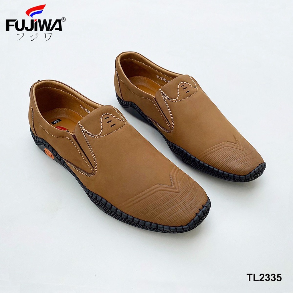 Giày Lười Da Bò FUJIWA - TL2335. Da Thật Nguyên Miếng. Được Đóng Thủ Công (Handmade). Size:  38, 39, 40, 41, 42, 43